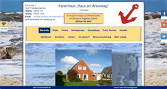 Desktop Screenshot of ferienhaus-am-ankerweg.de